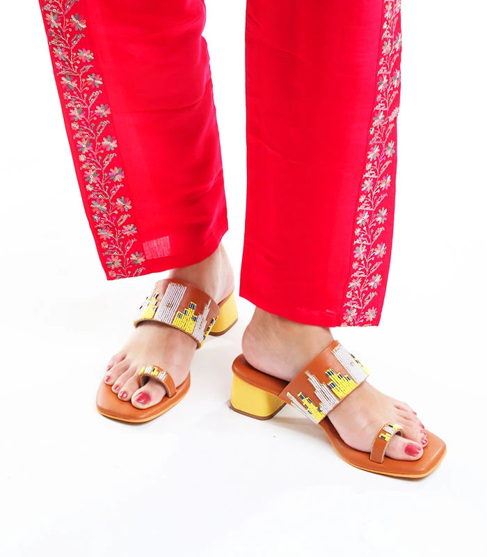 Anaisha Cushioned Box Heels