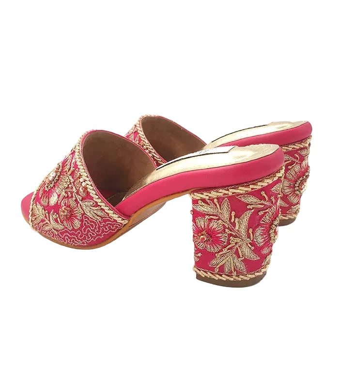 Nooraya Hand Embroidered Bridal Heels