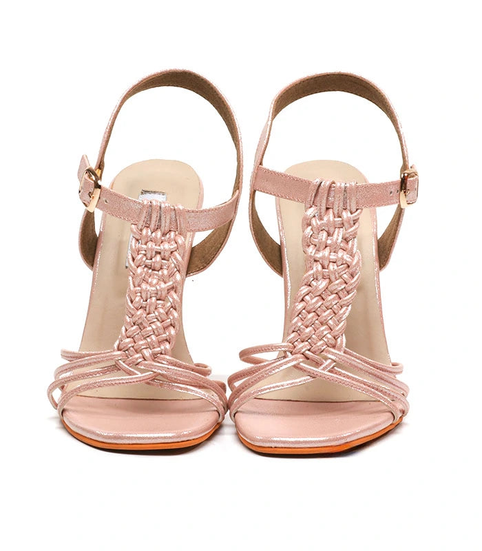 Calliope Bridal Heels Rose Gold