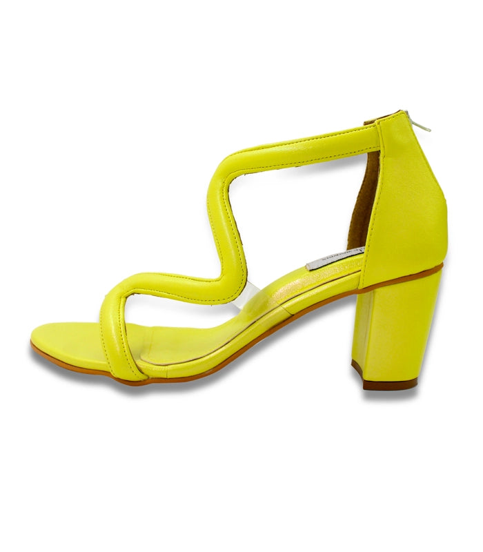 Cosmopolitan Symmetric Block Heel