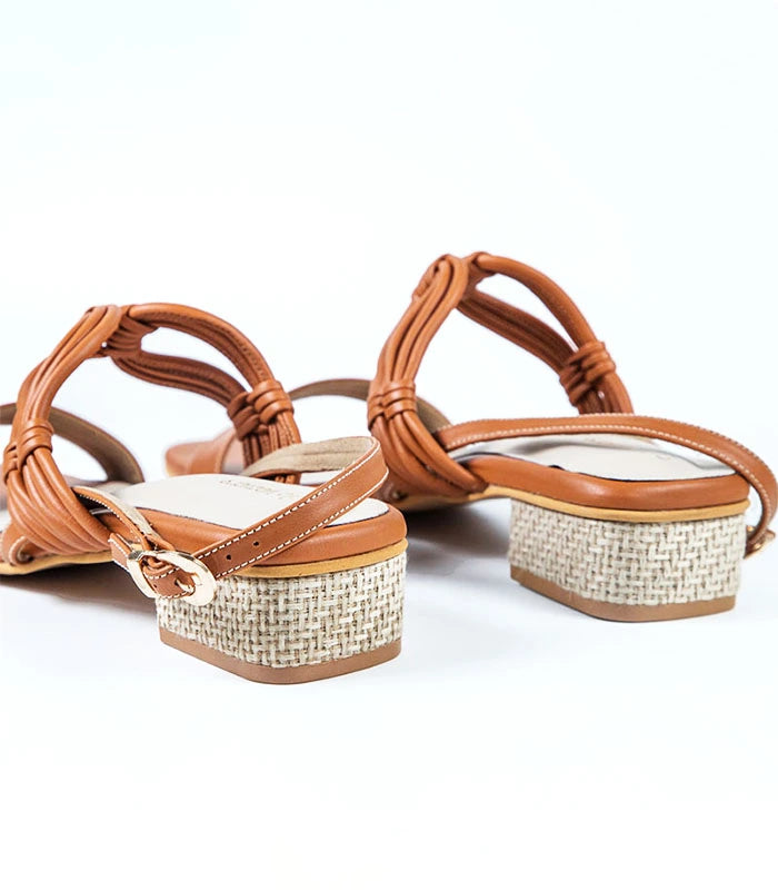 Oria Tan Sandals