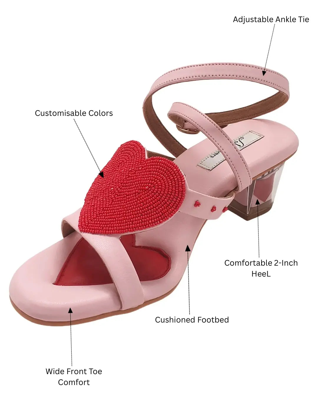 She Said Yes Cushioned Ankle Tie Heels