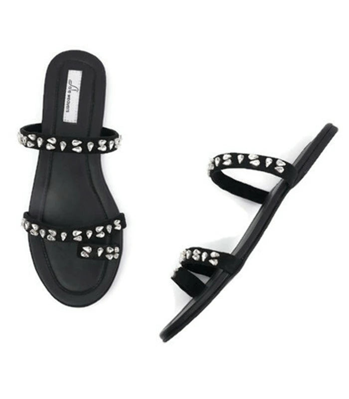 Star Drop Two Strap Flats