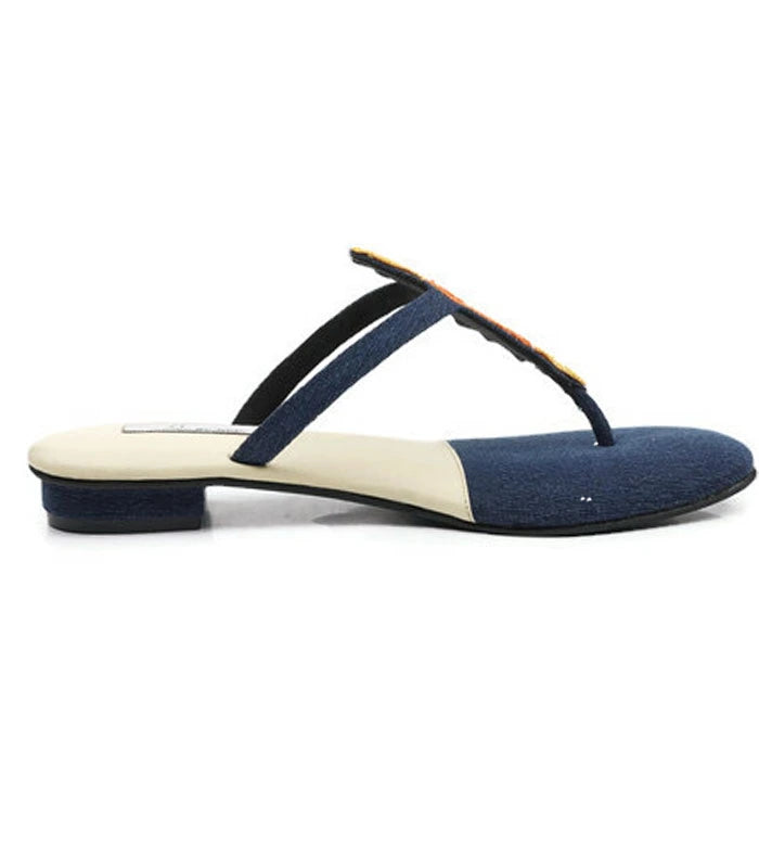 Sunshine - Hand Embroidered Cushioned Flats
