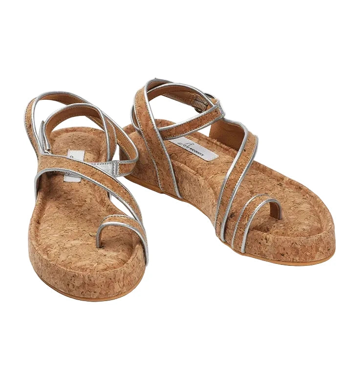 The Hippie Ankle Tie ups Cushioned Platform Heels