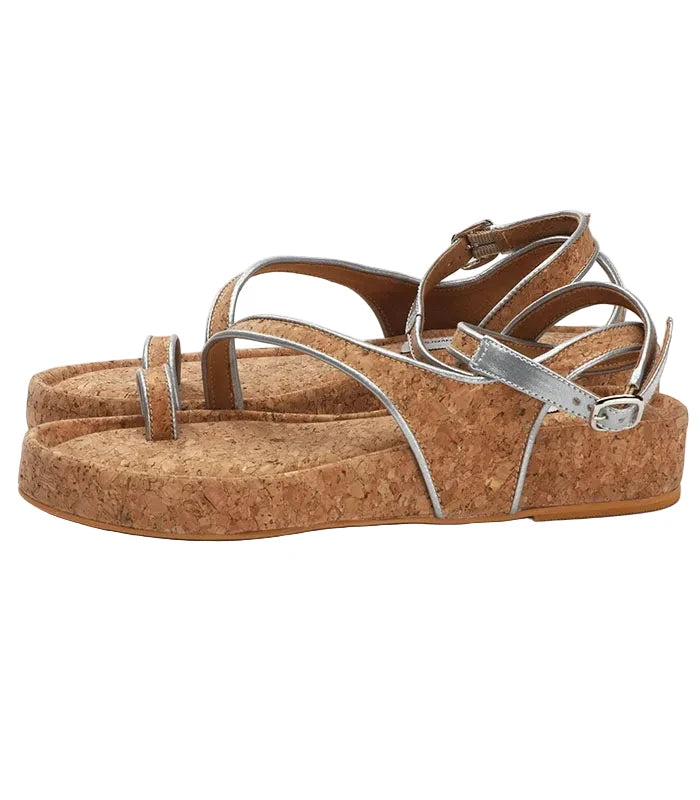 The Hippie Ankle Tie ups Cushioned Platform Heels