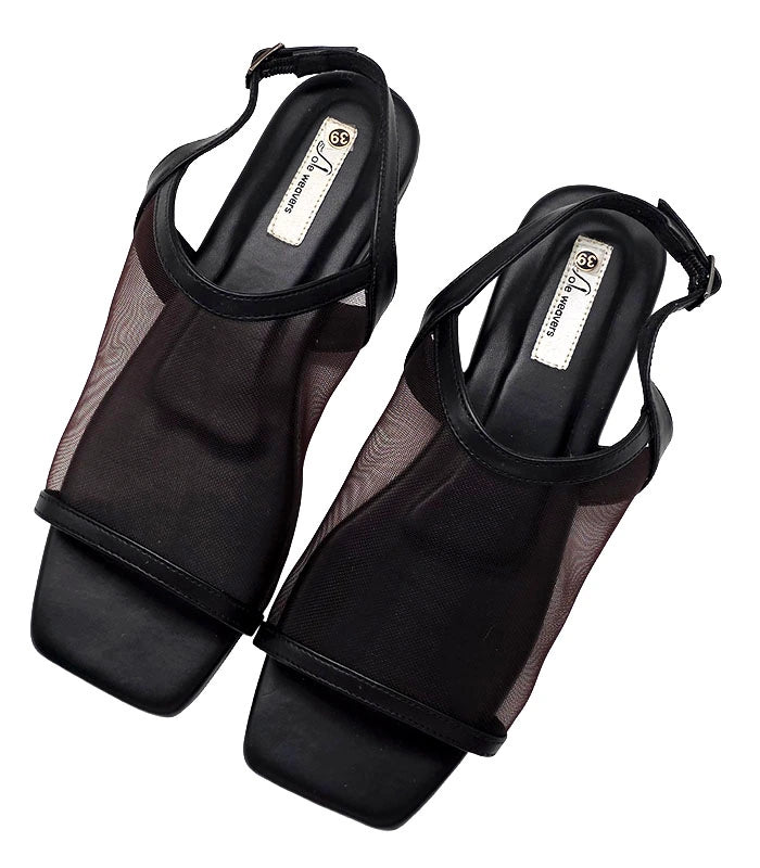 Unveiled Mesh Sandals