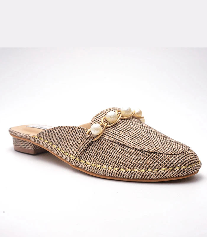 Ammil Jute Motif Mules