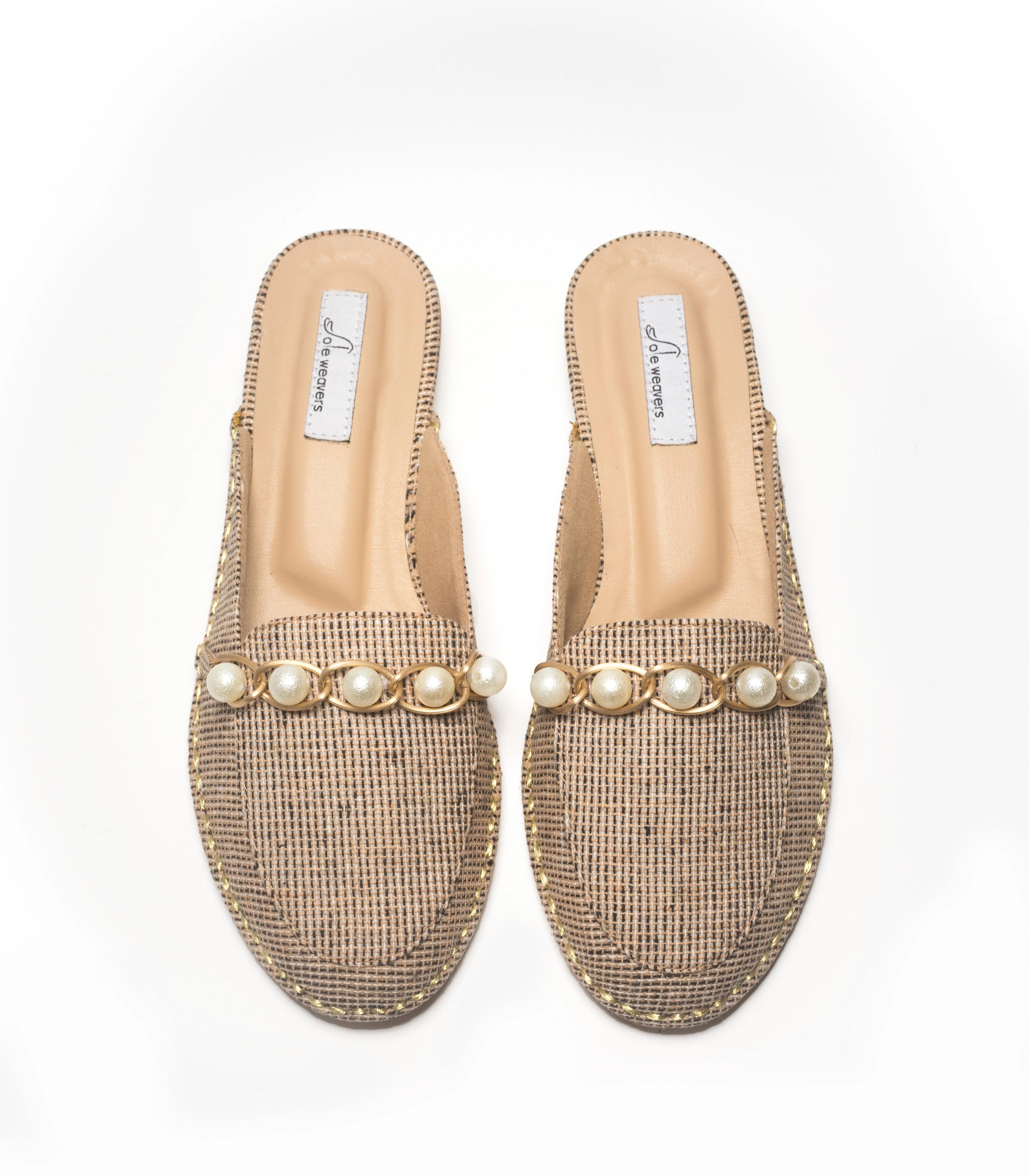 Ammil Jute Motif Mules