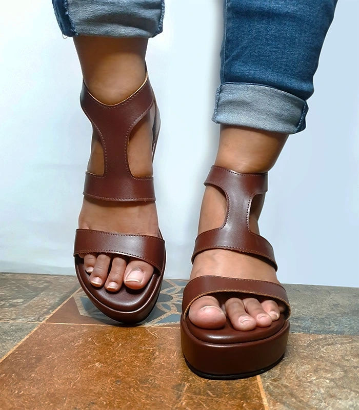 Classy Maroon Wedges