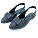 Dazzle Black Sling-backs