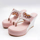 Gauhar Hand Beaded Cushioned Bridal Wedges