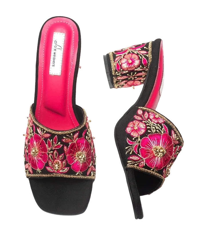 Nooraya Hand Embroidered Bridal Heels