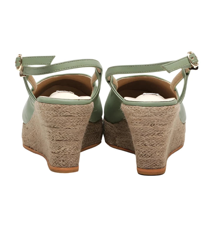 Opaline Mules with Wedge Heels