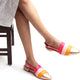 Sorbet Multicolor Mules With Back Strap