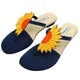Sunshine - Hand Embroidered Cushioned Flats
