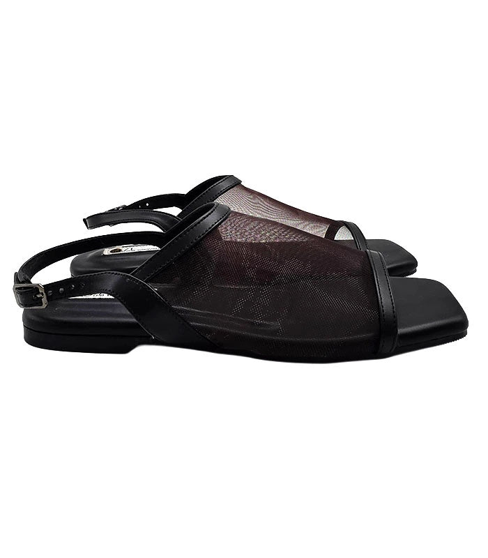 Unveiled Mesh Sandals