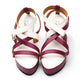 Purple Wine Cushioned Wedge Heels