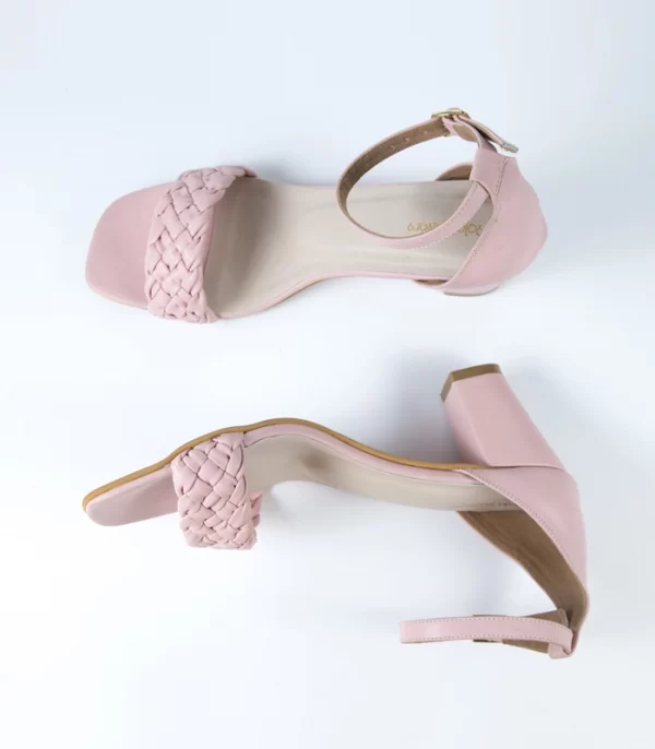 Pink Blush Block Heels 01 heels women heel shoe High heel shoes Womens designer shoes