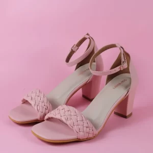 Pink Blush Block Heels 01 heels women heel shoe High heel shoes Womens designer shoes