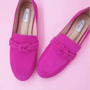 Solace Loafers Pink shoes Flat shoes slip on shoes Handmade