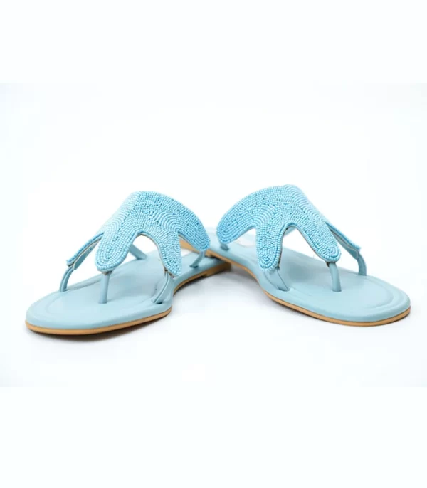 Frosted Sea FLats Flats for women Flat shoes for women Flat shoes for womne’s Blue flats for ladies