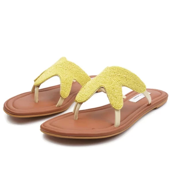Frosted Sun Flats Yellow Flats for women Flat shoes for women Flat shoes for womne’s Yellow flats for ladies Yellow Flat